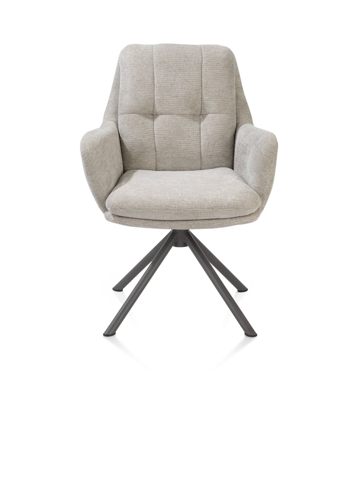 Habufa Armlehnstuhl MADELAINE ca. B64 H90 T69 cm in Stoff Vada beige, Moebel, Stuhl, Sessel