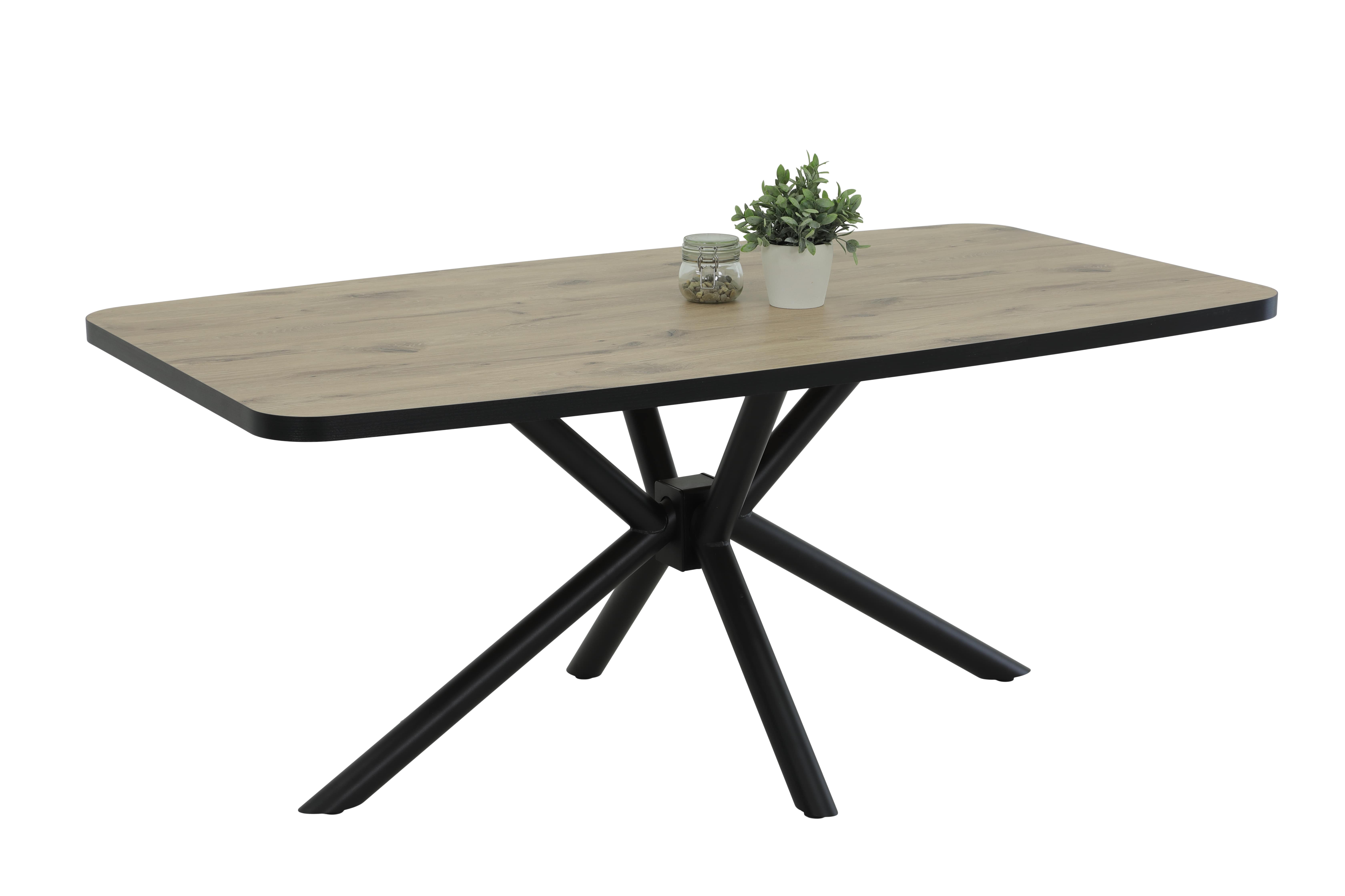 Hela Esstisch JANA T ca. B180 H76 T100 cm in Viking Oak 