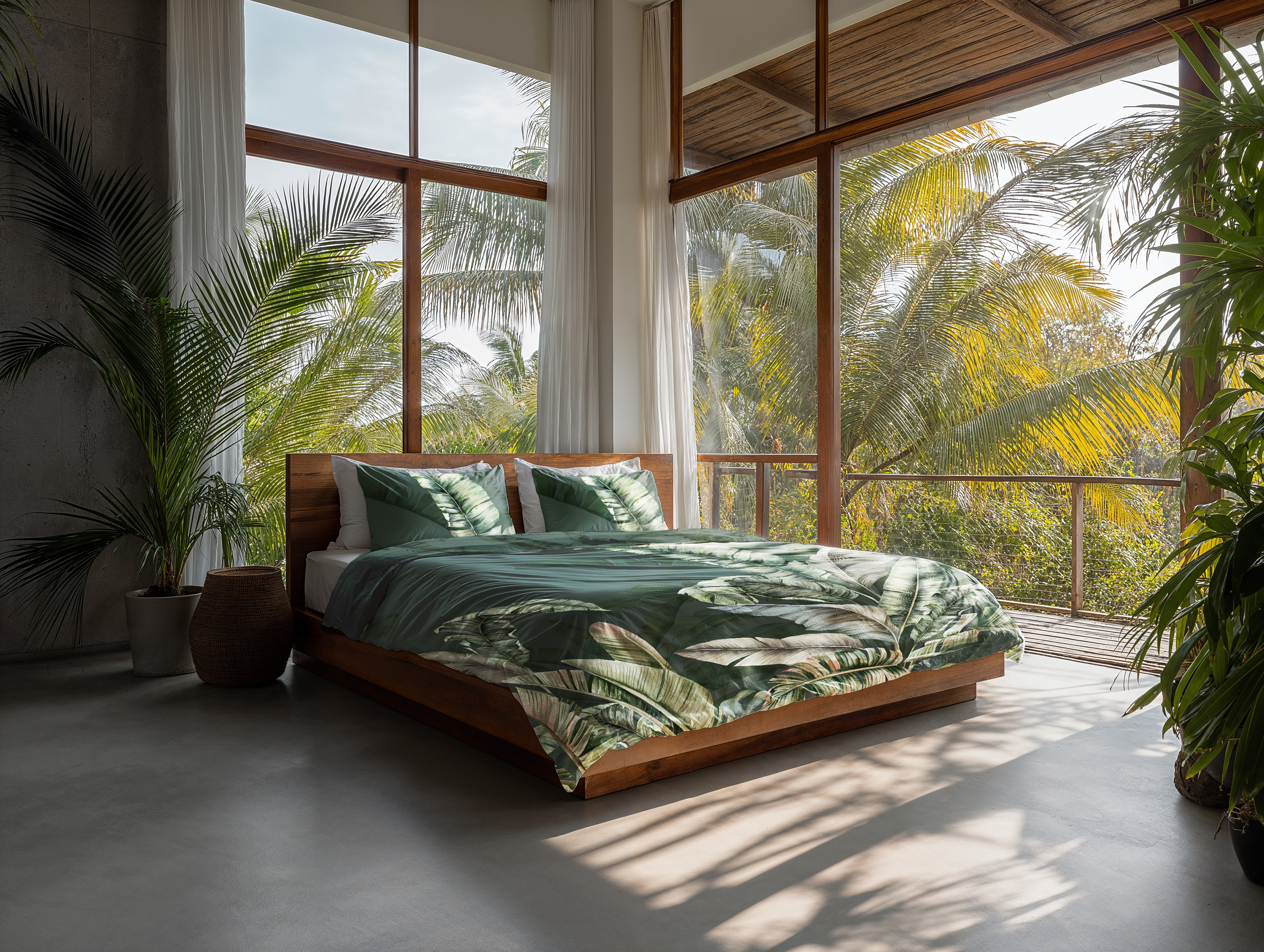 Heckettlane Bettwäsche ca. 135x200cm in Farbe Forest-Green