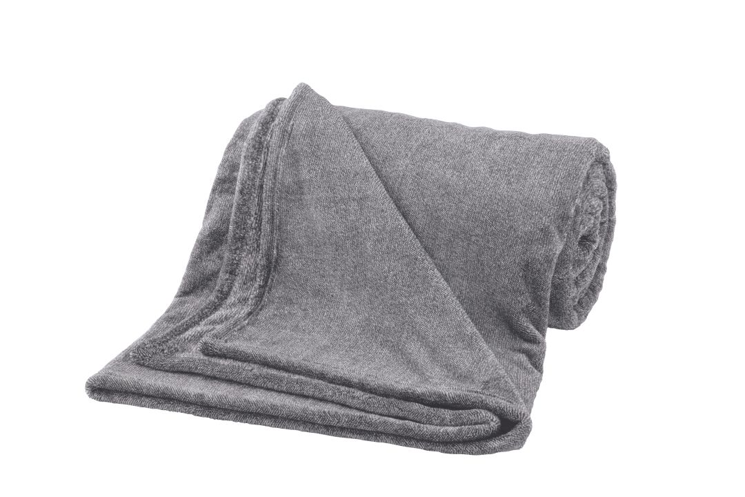 bugatti Kuscheldecke MELANGE 160x220cm in Farbe grau