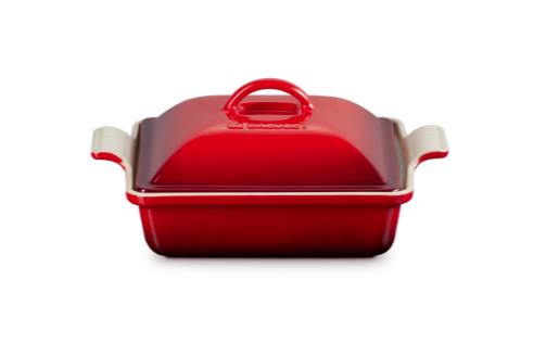 Le Creuset Auflaufforn Thyme 23 cm THYME in Krirschrot