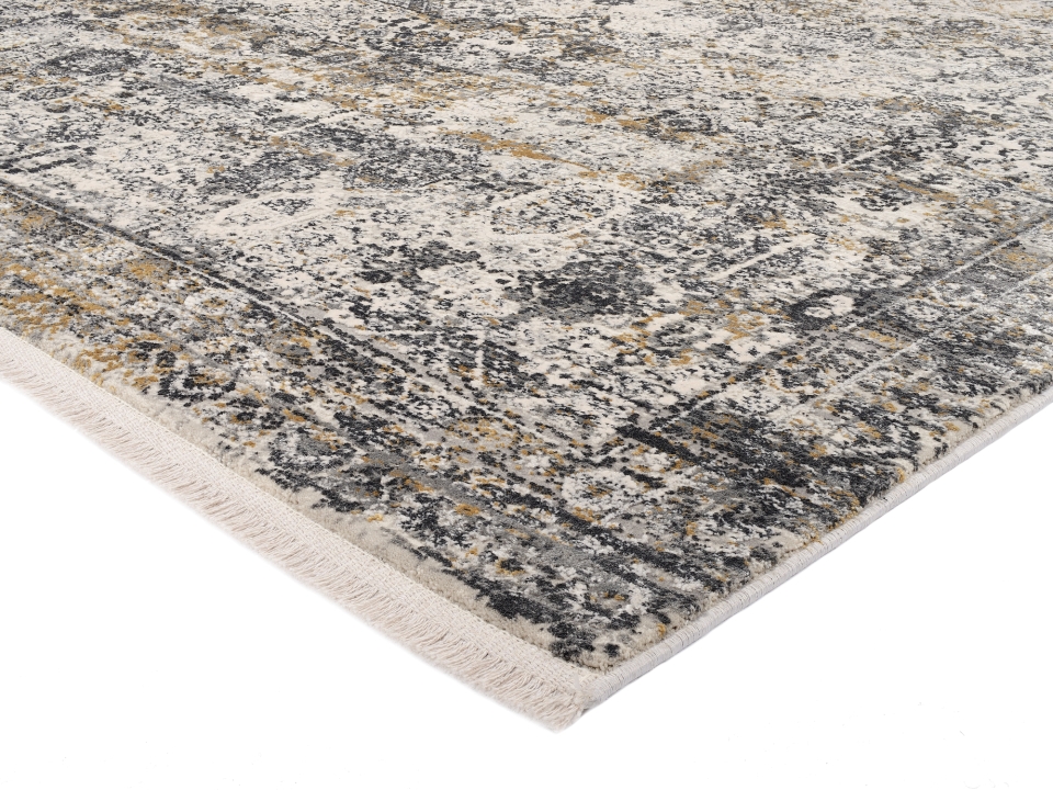 OCI Webteppich ca. 140x200cm in Farbe grau-gold