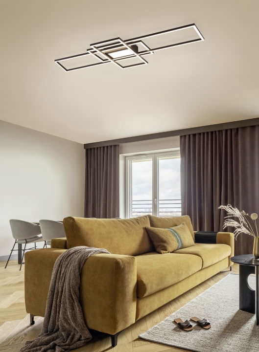 Trio LED-Deckenleuchte IRVINE 1-flammig in Farbe anthrazit Trio LED-Deckenleuchte IRVINE 1-flammig in Farbe anthrazit