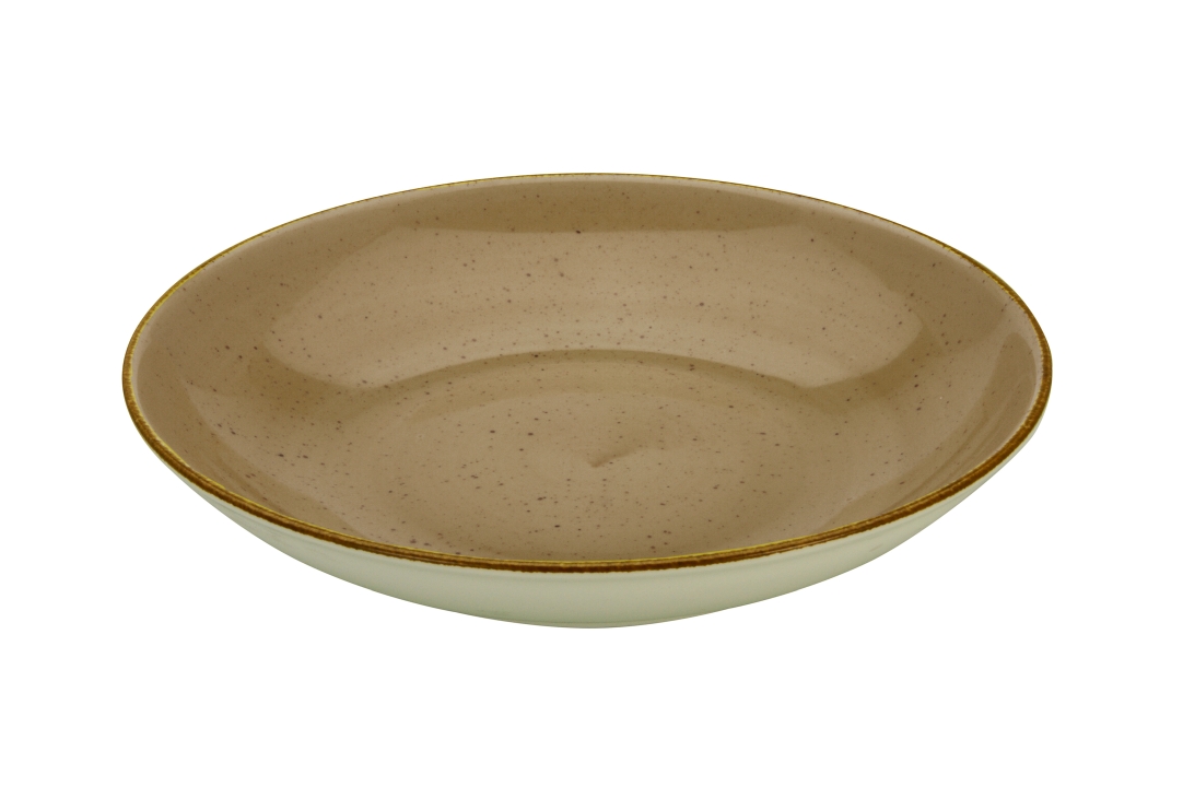 CreaTable Multifunktionsteller Vintage Nature in Farbe Schlamm glänzend CreaTable Multifunktionsteller Vintage Nature in Farbe Schlamm glänzend