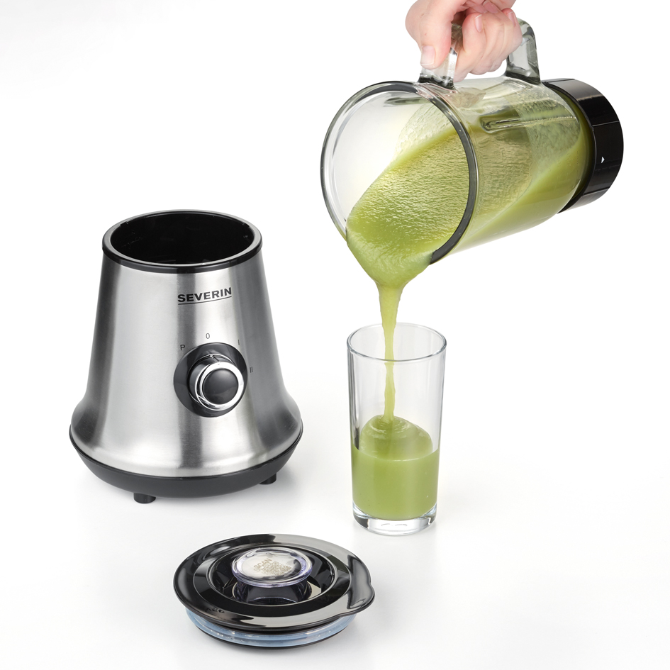 Severin Standmixer SM 3734 in Edelstahl gebürstet/Schwarz