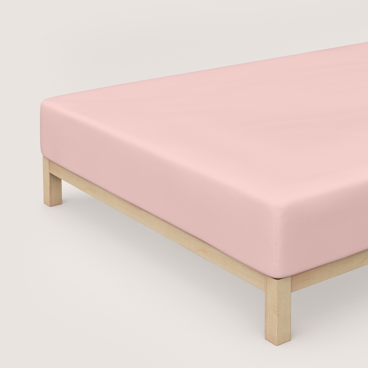 Schlafgut Pure Boxspring Spannbettlaken ca. 180x200-200x220cm in Farbe Purple Light