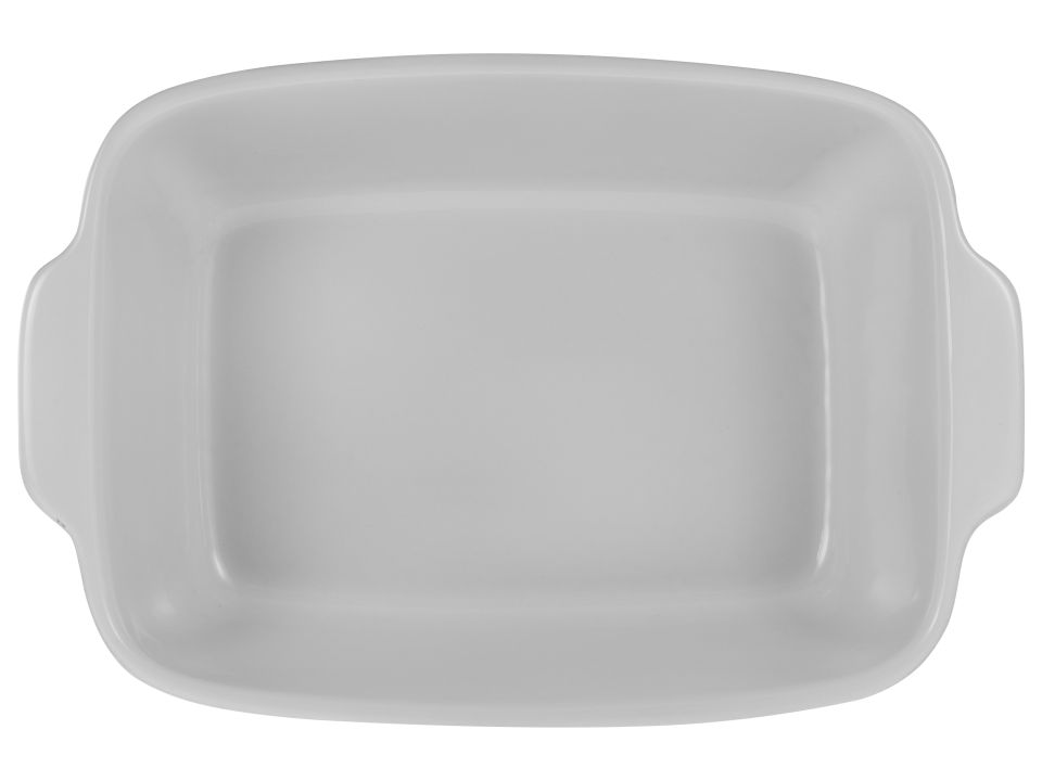 CreaTable Auflaufform Big in Farbe Grau glänzend CreaTable Auflaufform Big in Farbe Grau glänzend, Auflaufform, Backform, Keramik?, weiß, backofenfest