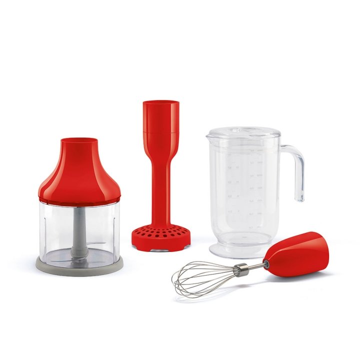 Smeg Zubehör-Set für Stabmixer HBF01 in Rot Smeg Zubehör-Set für Stabmixer HBF01 in Rot