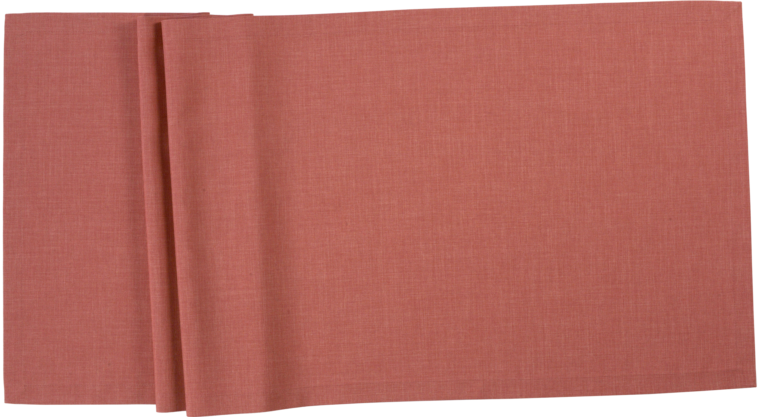 Sander Tischläufer LOFT ca. 50x140cm in Farbe coral blush Sander Tischläufer LOFT ca. 50x140cm in Farbe coral blush, Tischdecke, Stoffdecke, Leinenoptik, roter Ton, textil