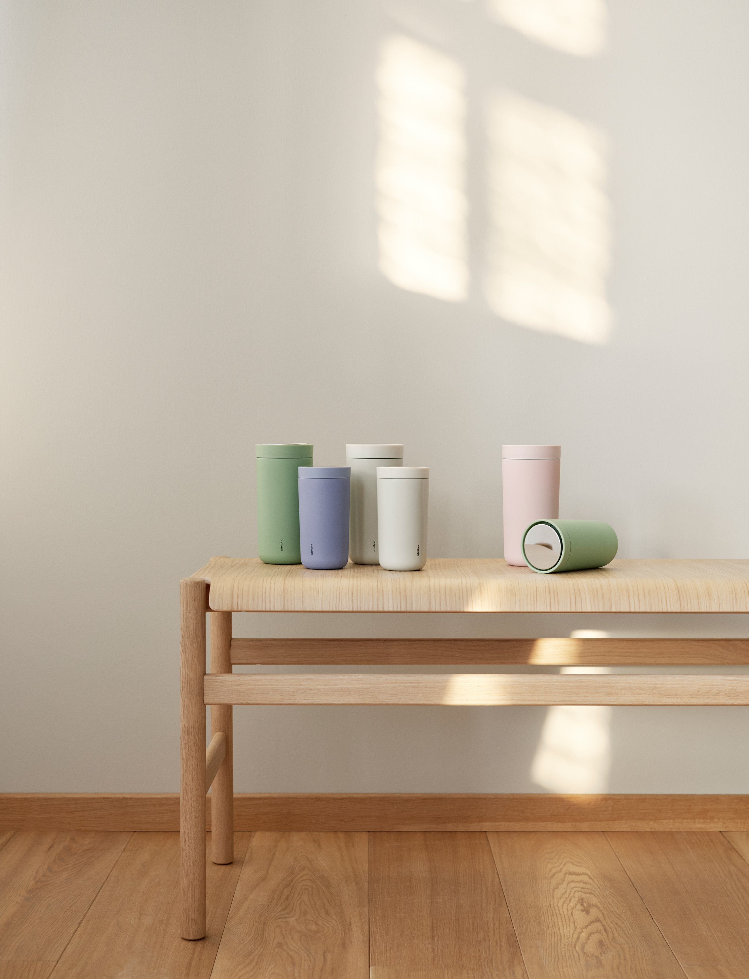 Stelton Thermobecher To Go Click 0,4 Liter in Farbe soft rose