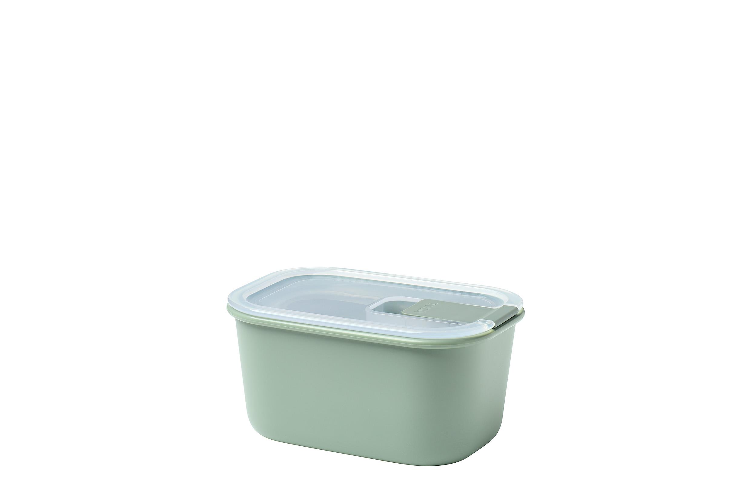 Mepal Frischhaltedose Easyclip 450ml EASYCLIP ca. B13,9 H7 T9 cm in Nordic Sage, Snackbox, Lunchbox, Container, Green, Transparente Deckel