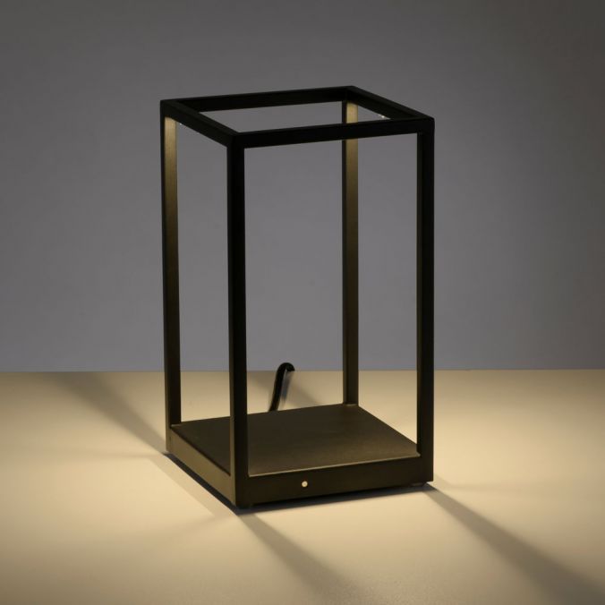 Paul Neuhaus LED-Tischleuchte Contura in Schwarz