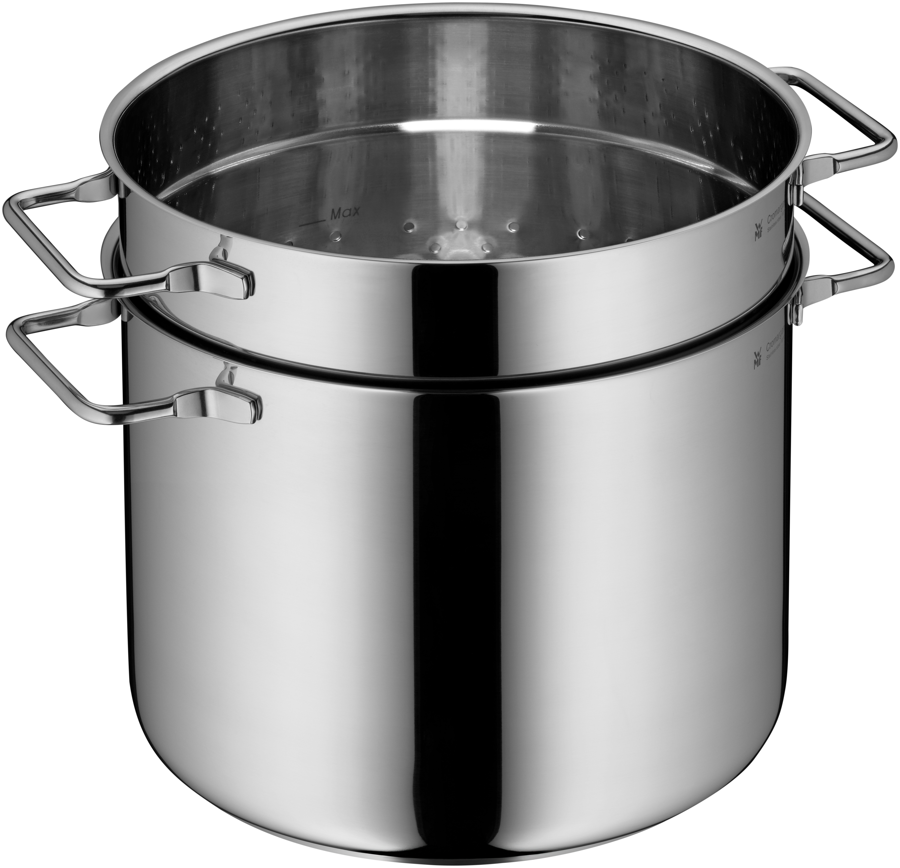 WMF Nudeltopf mit Glasdeckel, 24 cm in Edelstahl