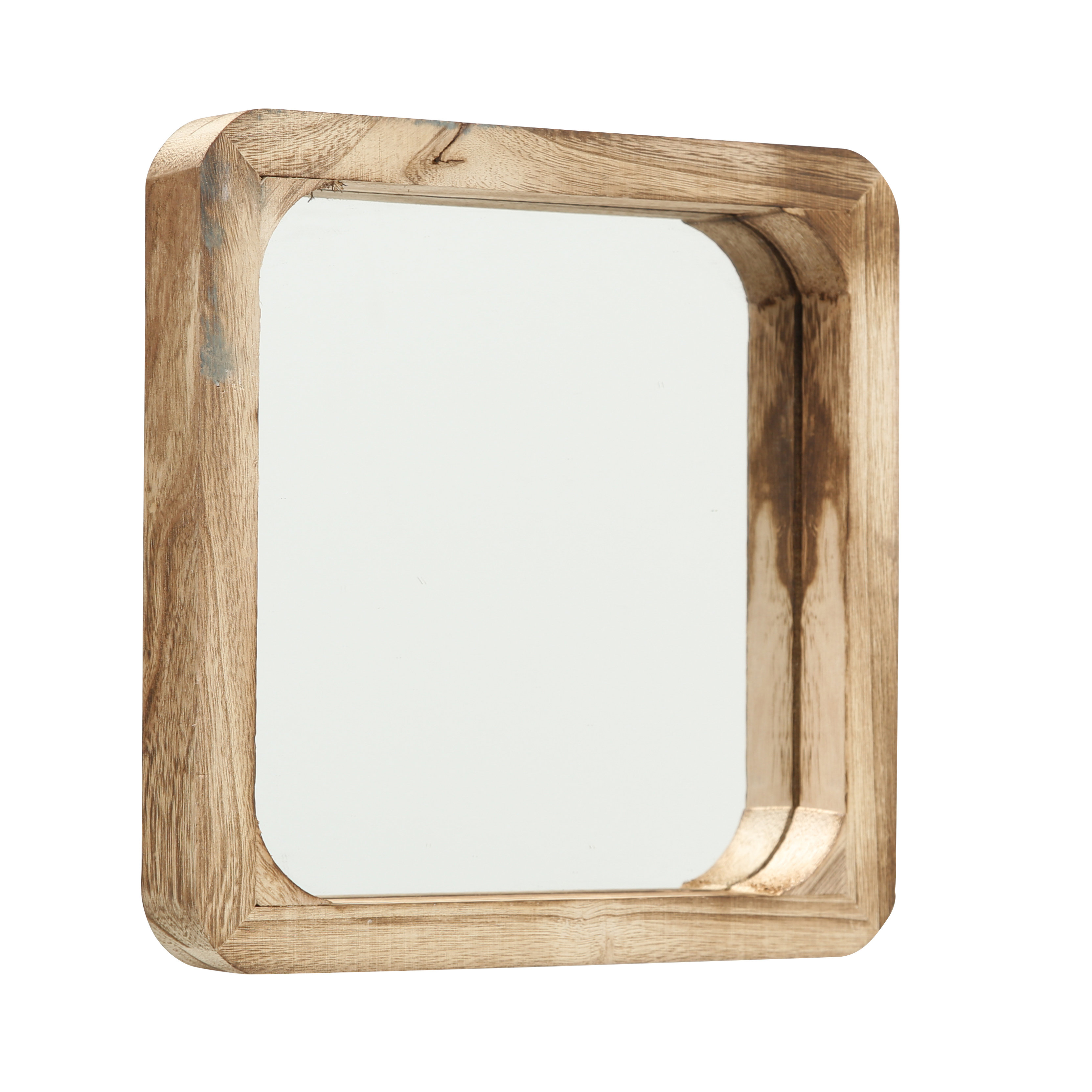 Boltze Spiegel Mambo ca. 30x30cm in Farbe Materialmix natur