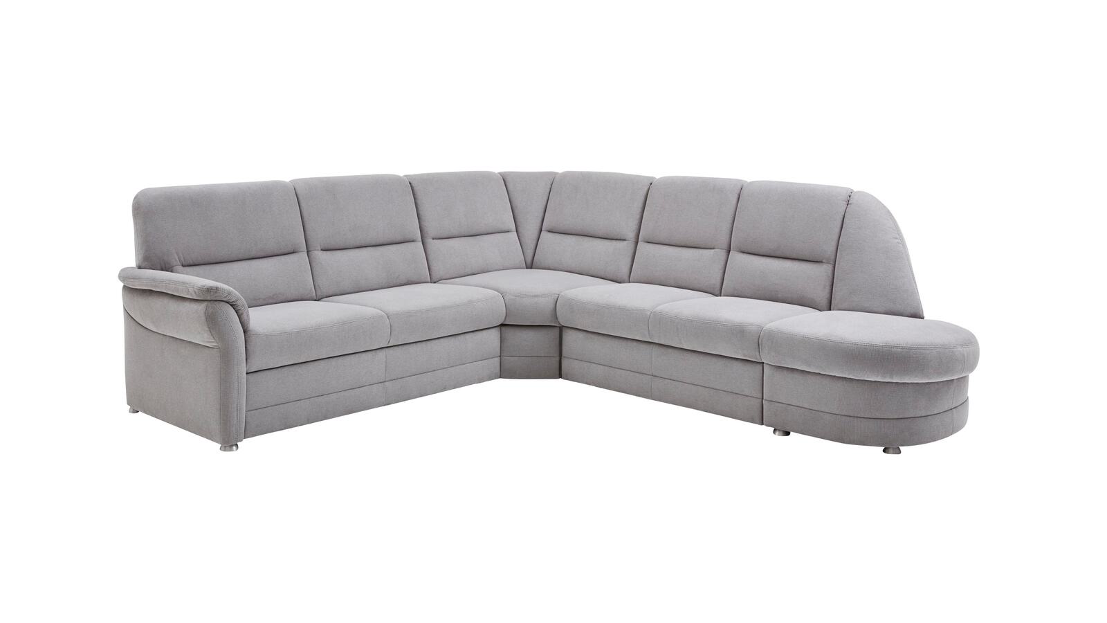 Modulmaster Polsterecke MM-PP1013 Q+ ca. 253x273cm in Stoff Belle silver Modulmaster Wohnlandschaft MM-PP1013 Q+ ca. 253x273cm in Stoff Belle silver
