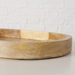 Boltze Tablett BBQ 19,5 cm in Mango natur