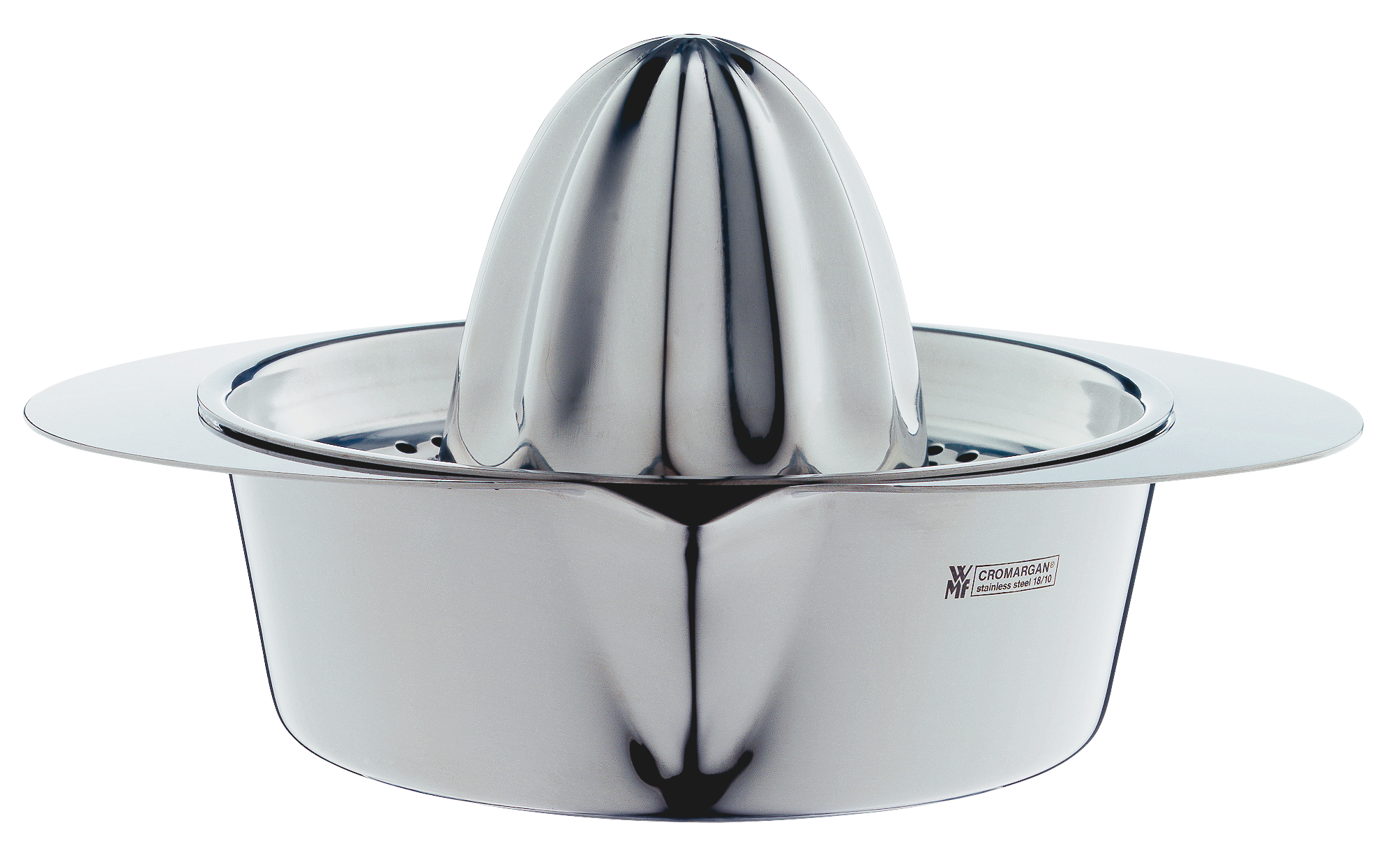 WMF Gourmet Zitruspresse, Ø 13 cm in poliertem Edelstahl WMF Gourmet Zitruspresse, Ø 13 cm in poliertem Edelstahl