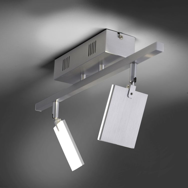 Paul Neuhaus LED-Deckenleuchte Pure-Mira in Aluminium