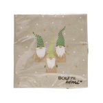 Boltze Servietten Kurt in Farbe Papier Farbmix, Tasche