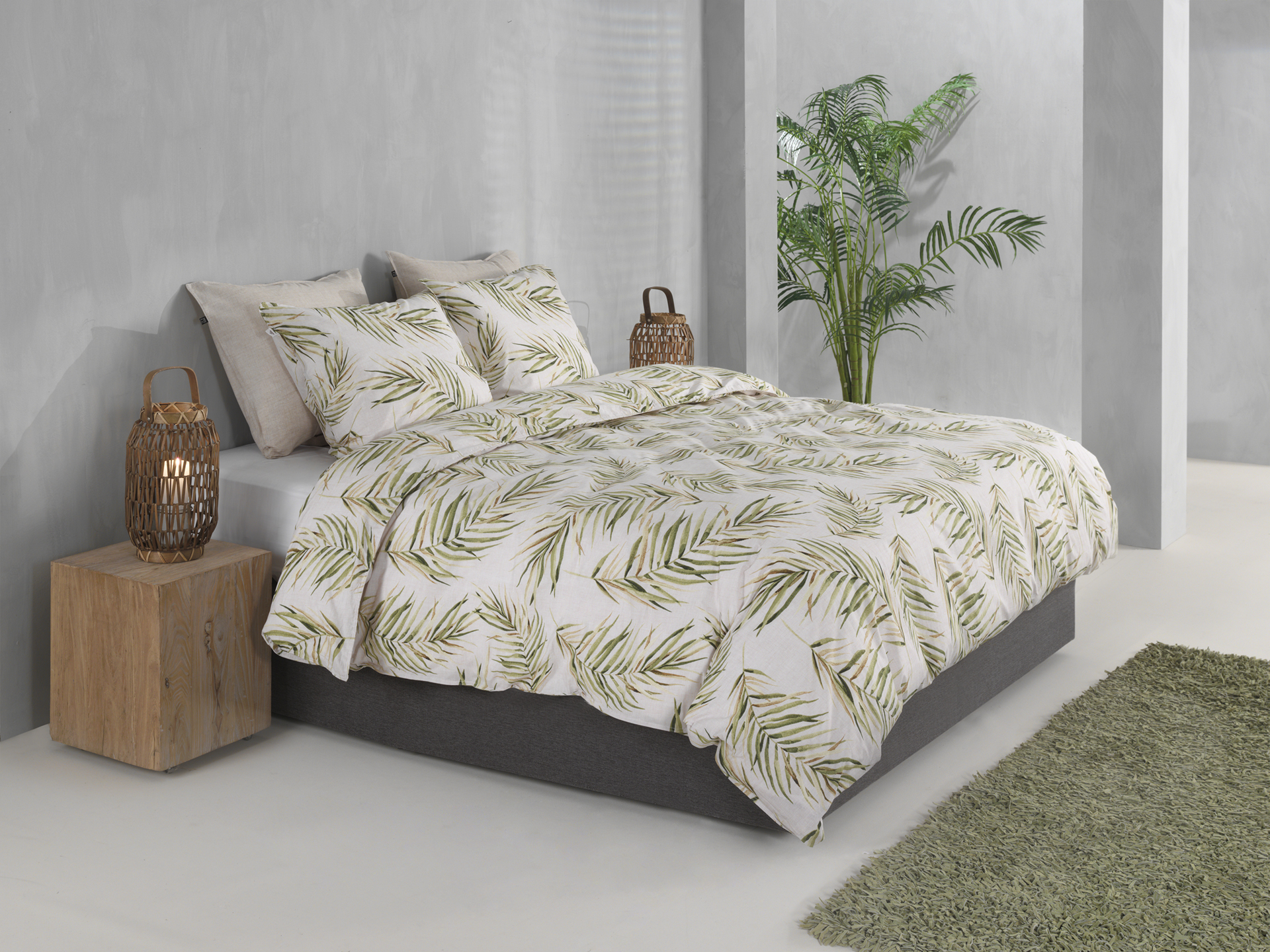 Heckettlane Bettwäsche ca. 135x200cm in Farbe Beige