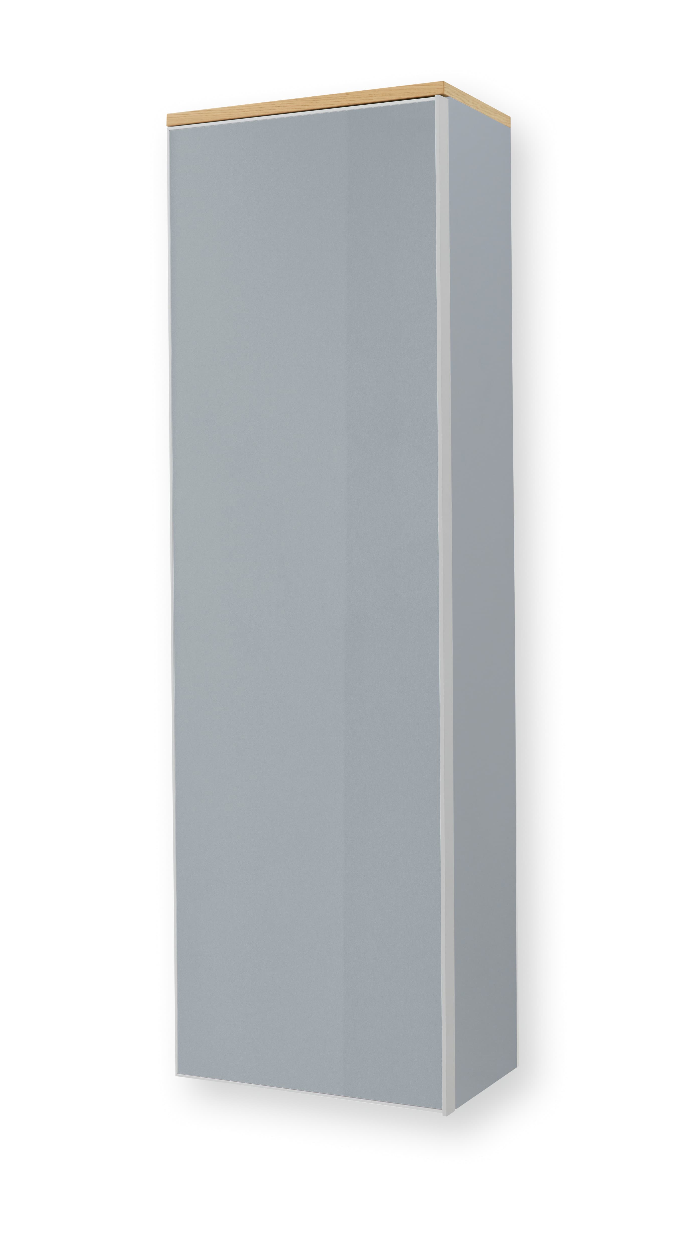 Voss Möbel Hängeschrank VORTINA in Lack Perlgrau / Balkeneiche Voss Möbel Hängeschrank VORTINA in Lack Perlgrau / Balkeneiche