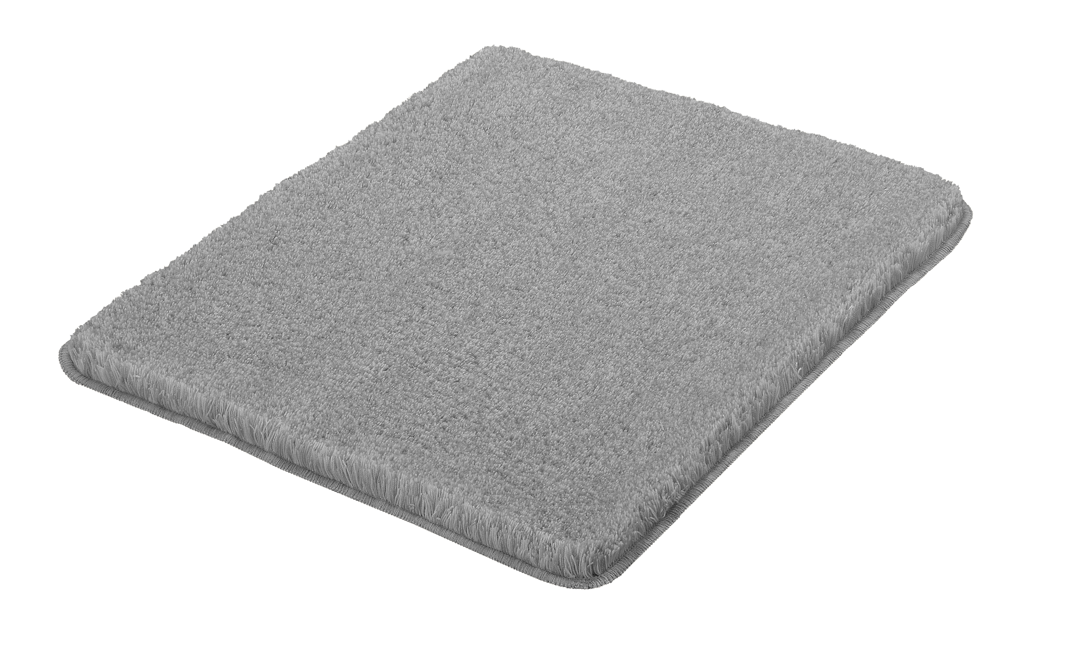 Kleine Wolke Badteppich RELAX ca. 55x65cm in Farbe Grau, Duschtuch, Teppich, Kuschelig, Grau, Flauschig