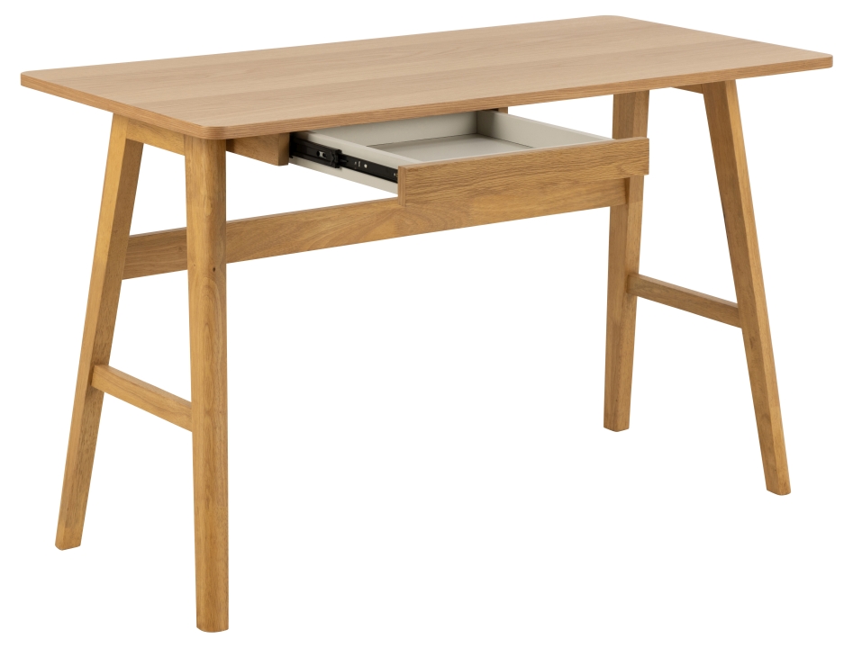Actona Schreibtisch BARNETT ca. 120x60cm in Eiche Nachbildung/Eiche matt gebeizt
