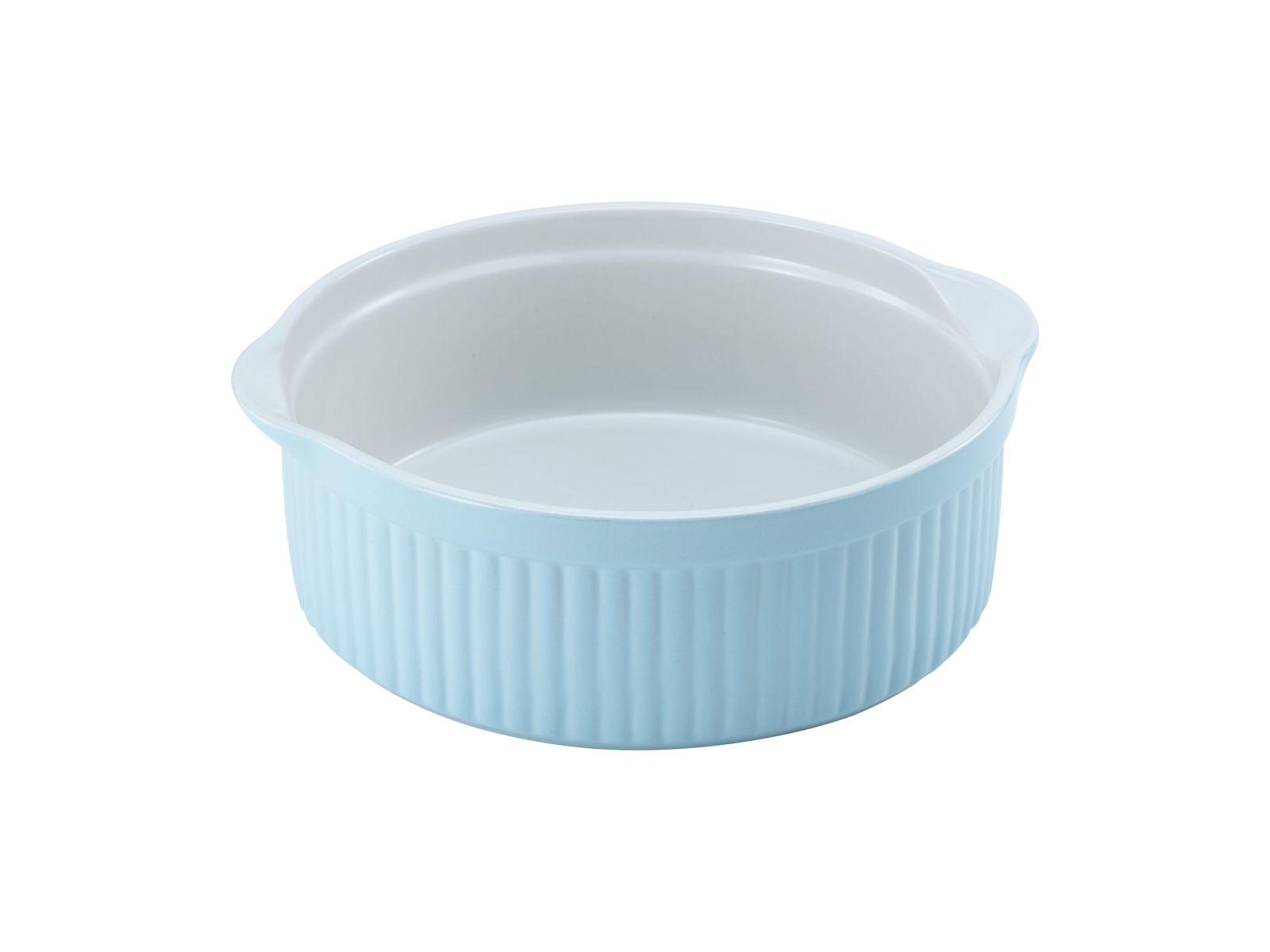 CreaTable Auflaufform Pastell Kitchen in Farbe Bleu glänzend