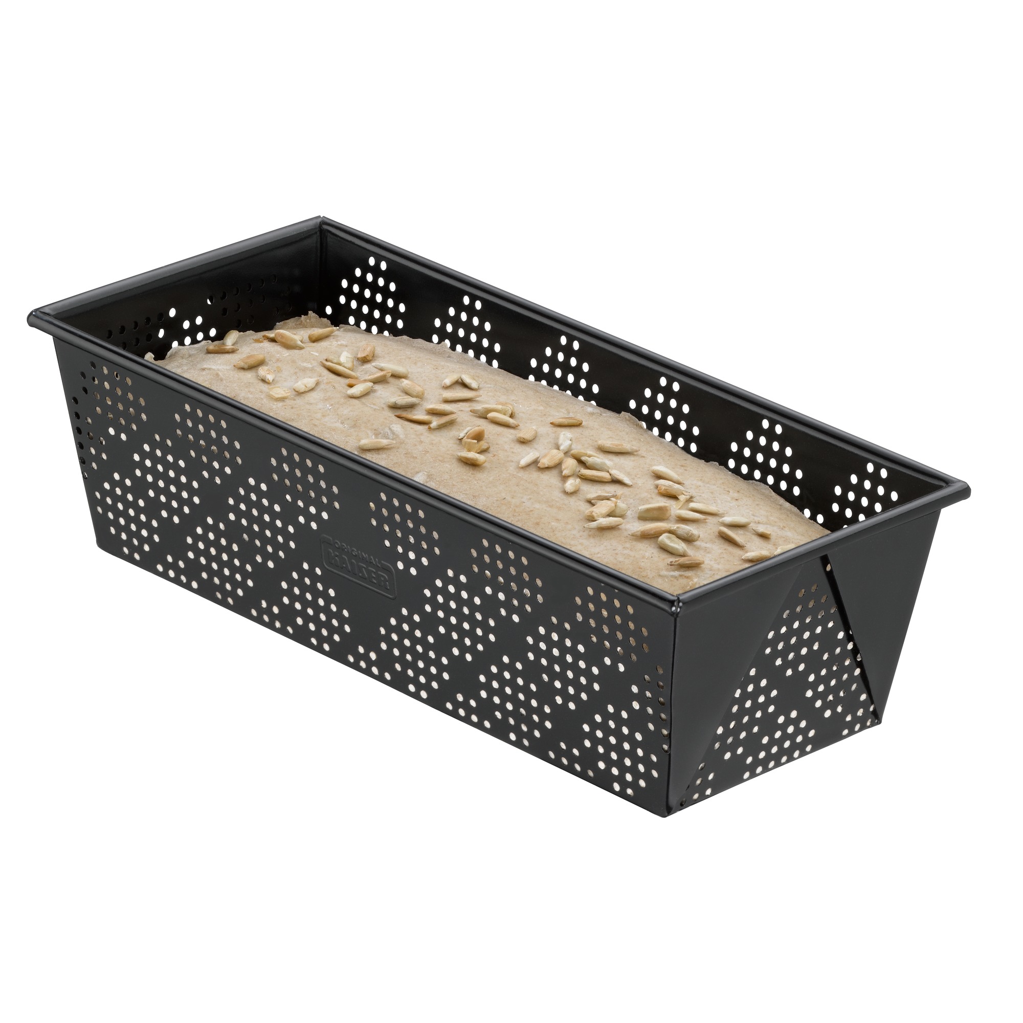 Kaiser Brotform Inspiration perforiert in schwarz Kaiser Brotform Inspiration perforiert in schwarz
