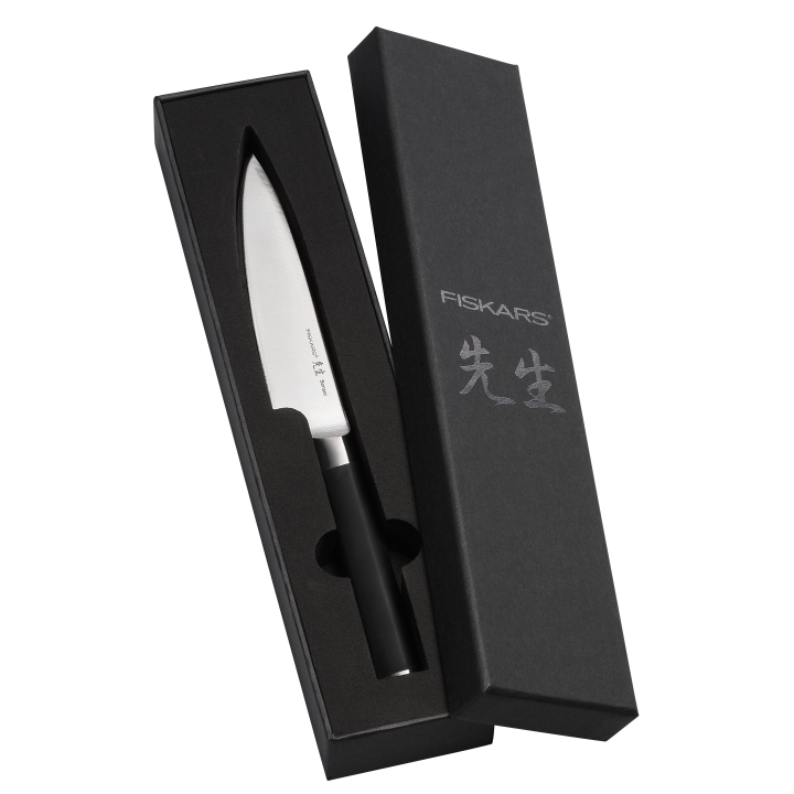 Fiskars Santoku-Messer SENSEI 16,5cm in Farbe Black/White