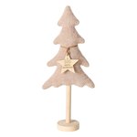 Boltze Dekoaufsteller Avore 43 cm AVORE in Materialmix beige/braun