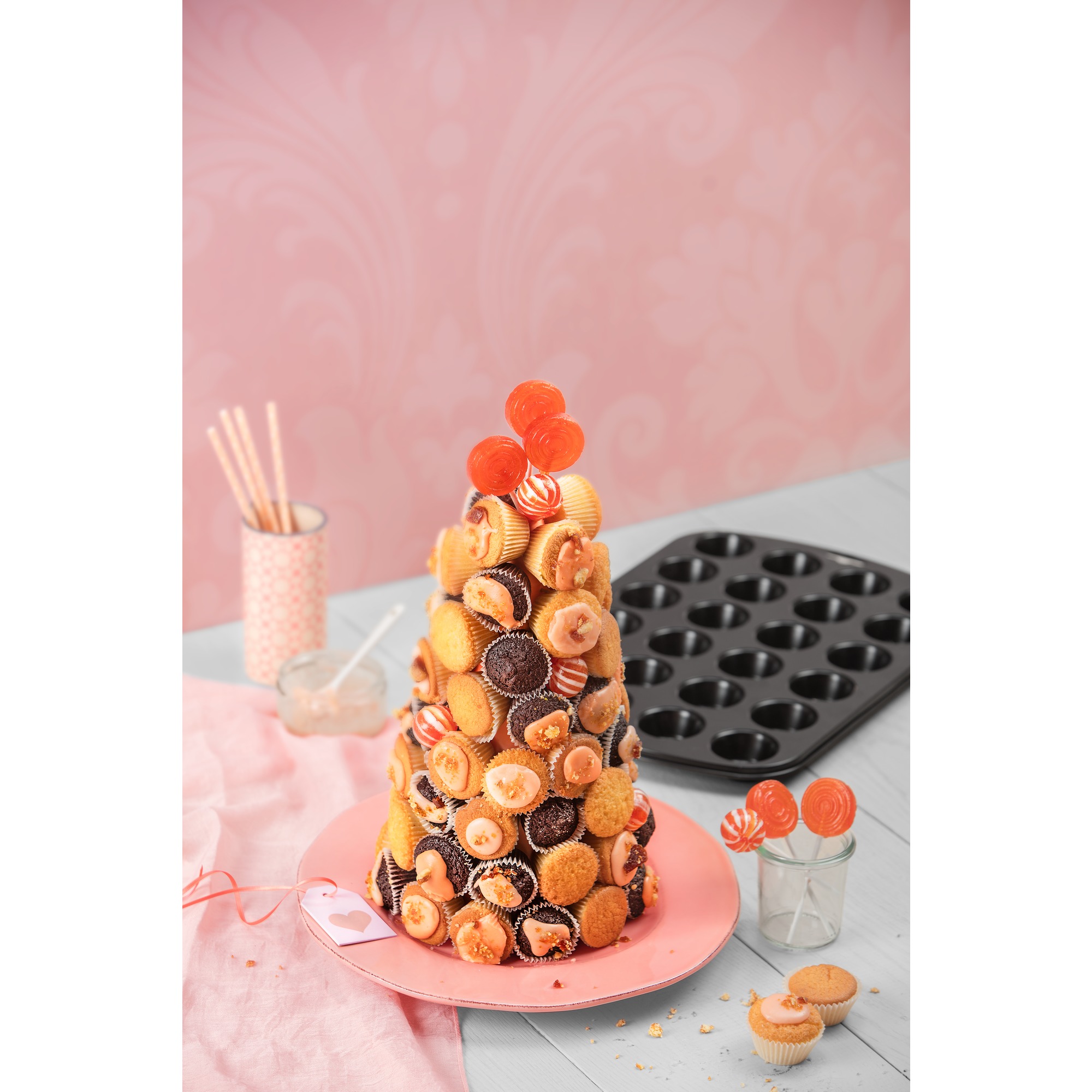 Kaiser 24er Inspiration-Muffinbackform in schwarz