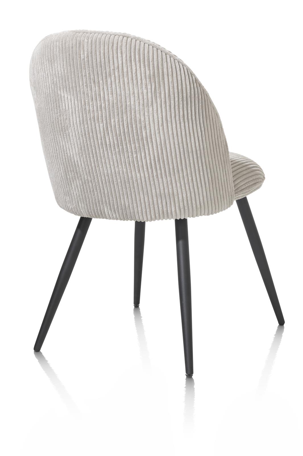 Habufa Stuhl ca. B52 H85 T63 cm in Stoff Rivas charcoal