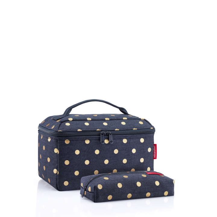 Reisenthel BEAUTYCASE SET #1 in Farbe metallic dots blue