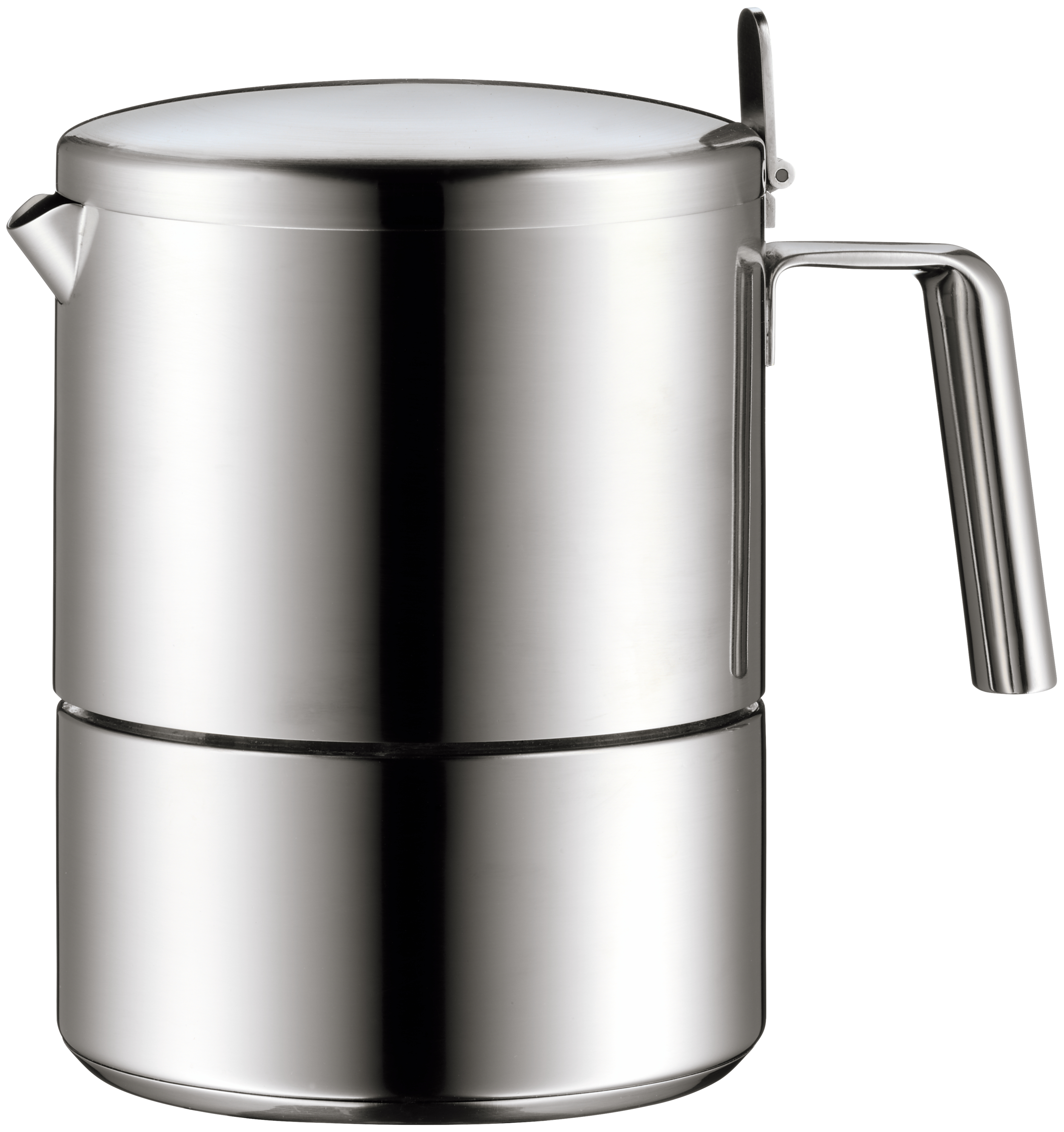 WMF Kult Espressokocher, 6 Tassen in Edelstahl matt
