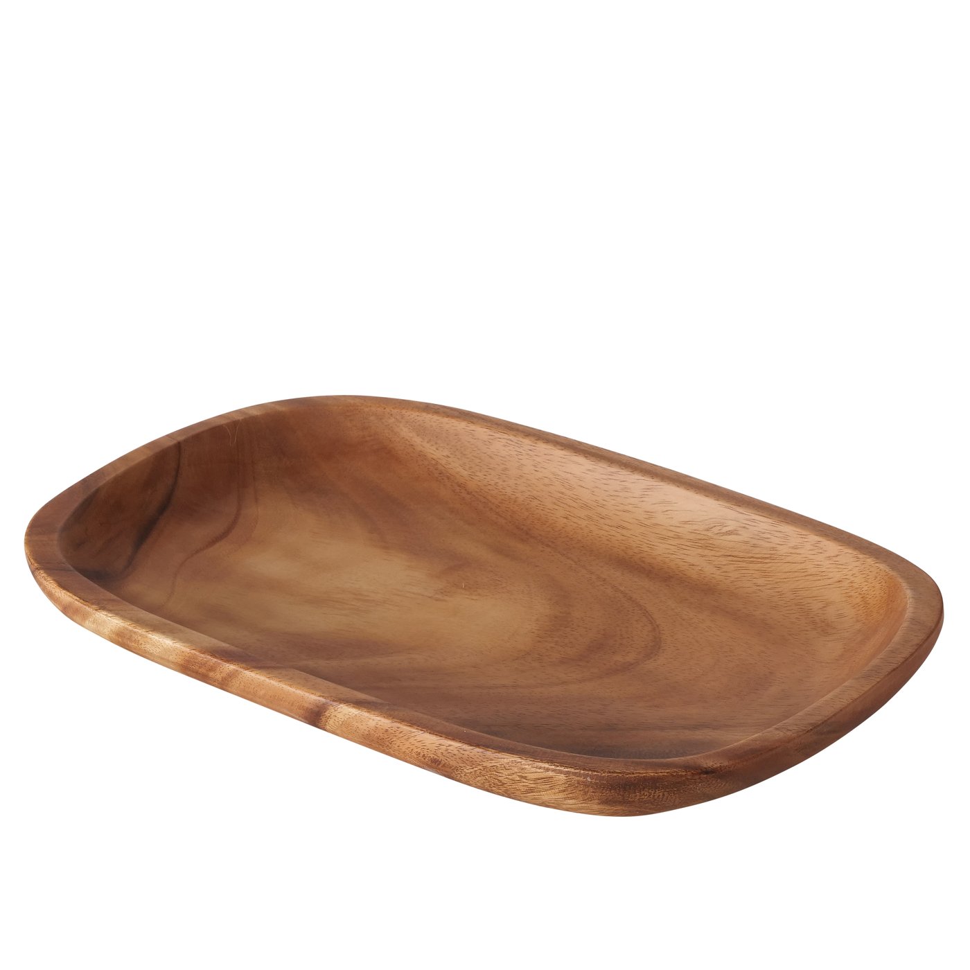 Boltze Tablett Acacia, Deko, B 25,00 ACACIA in Akazie braun // Tablett Acacia // Akazie natur // ca. B25 H4 L41 cm