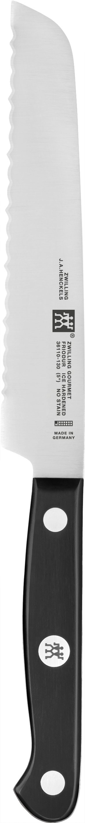 Zwilling Universalmesser 13cm GOURMET in Farbe Metallfarben/schwarz