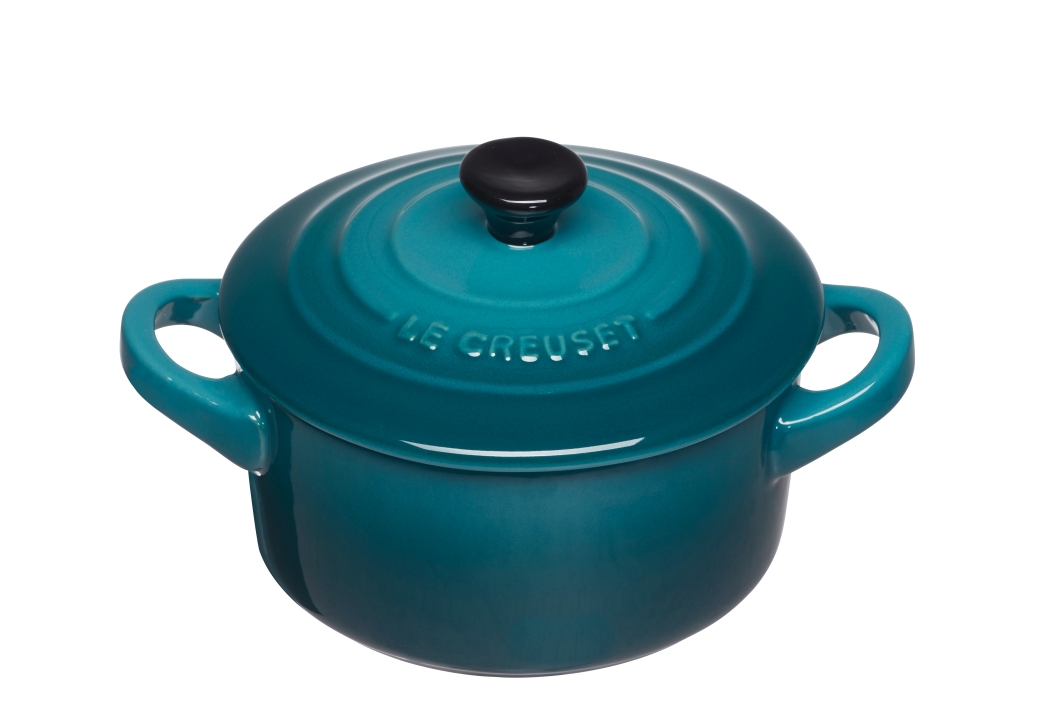 Le Creuset Mini-Cocotte 10cm in Farbe Deep Teal Le Creuset Mini-Cocotte 10cm in Farbe Deep Teal