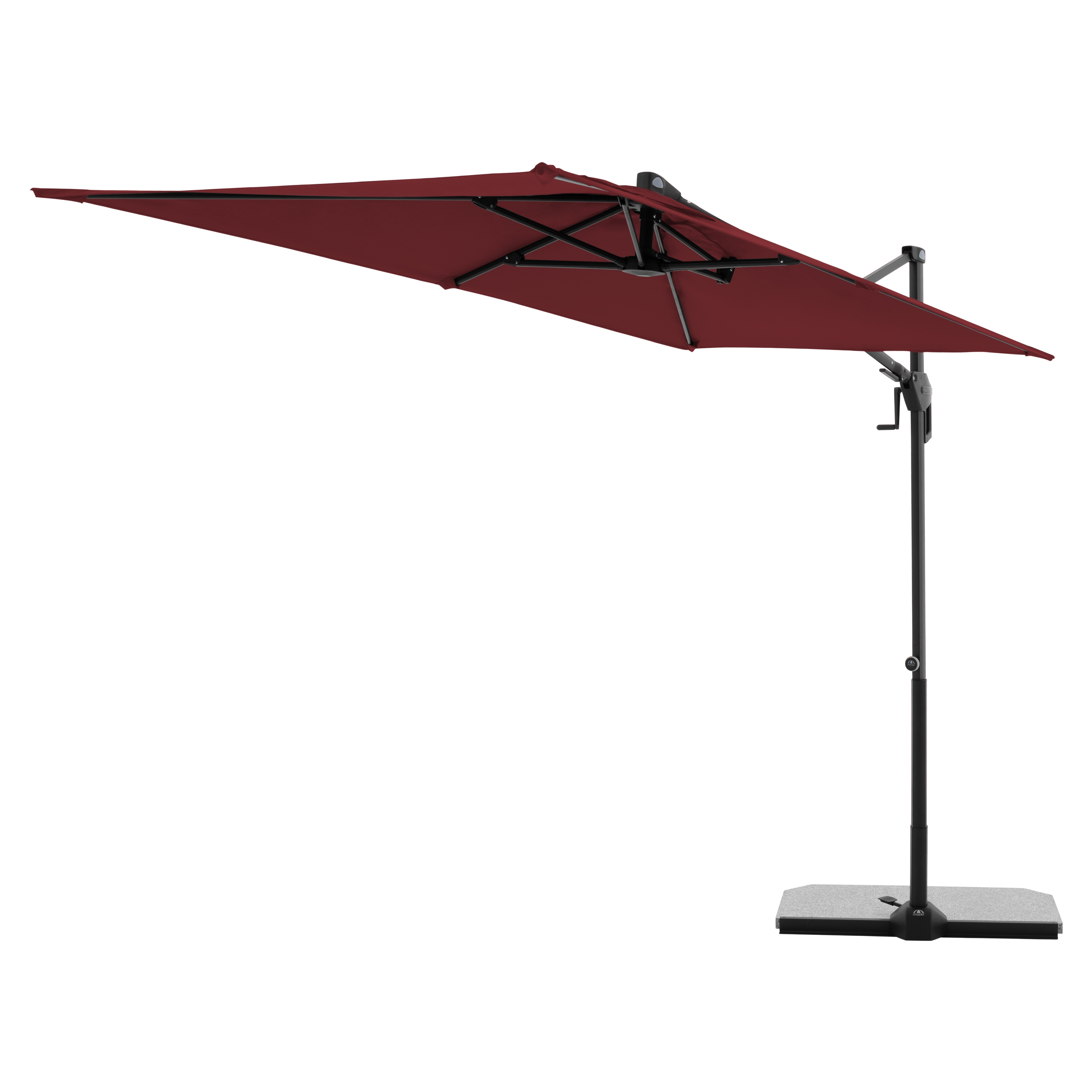 Doppler Pendelschirm ACTIVE GREEN EDITION in Farbe Bordeaux