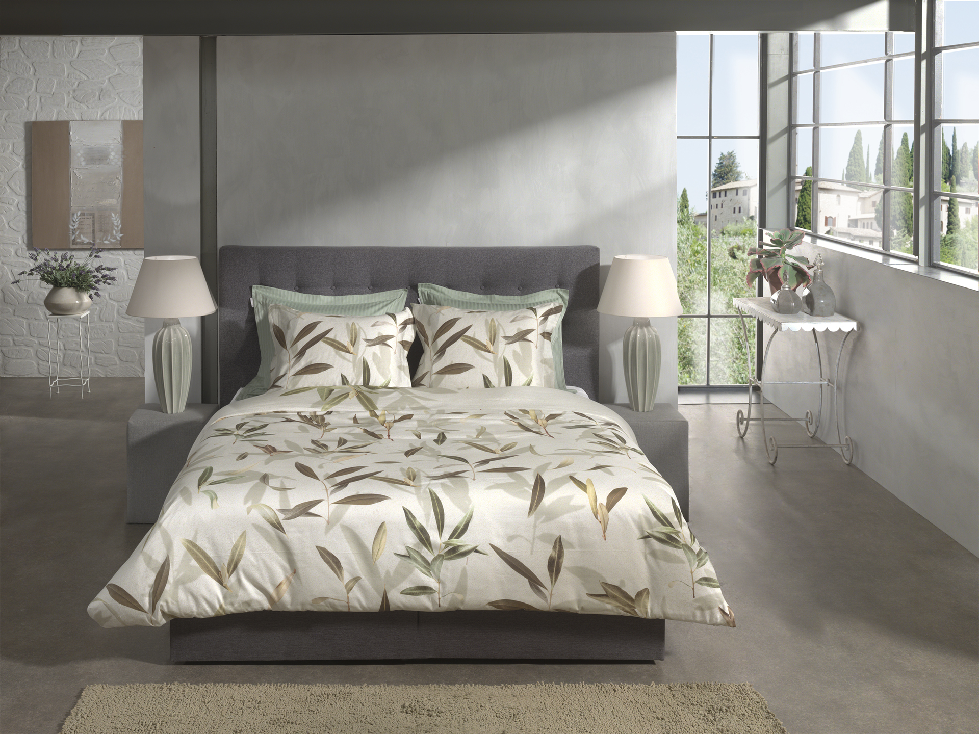 Heckettlane Bettwäsche ca. 155x220cm in Farbe Green