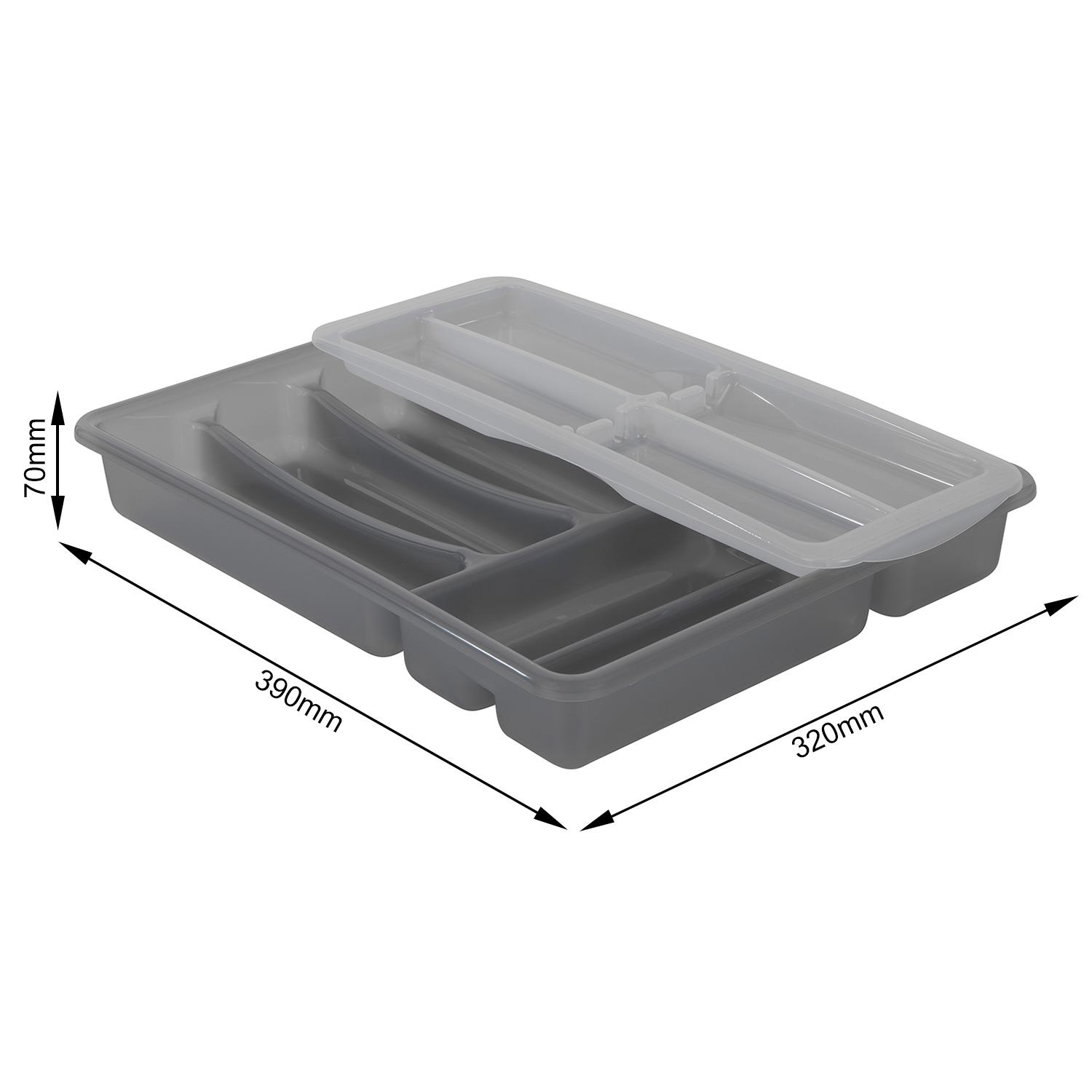 Rotho Besteckkasten Basic in Transparent Rotho Besteckkasten Basic in Transparent