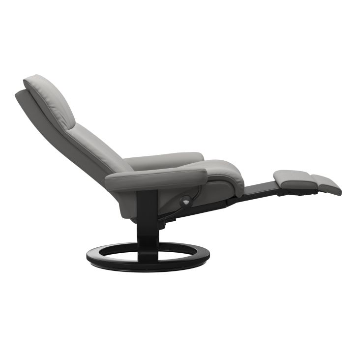 Stressless Sessel Aura (L) in Leder Paloma silver grey