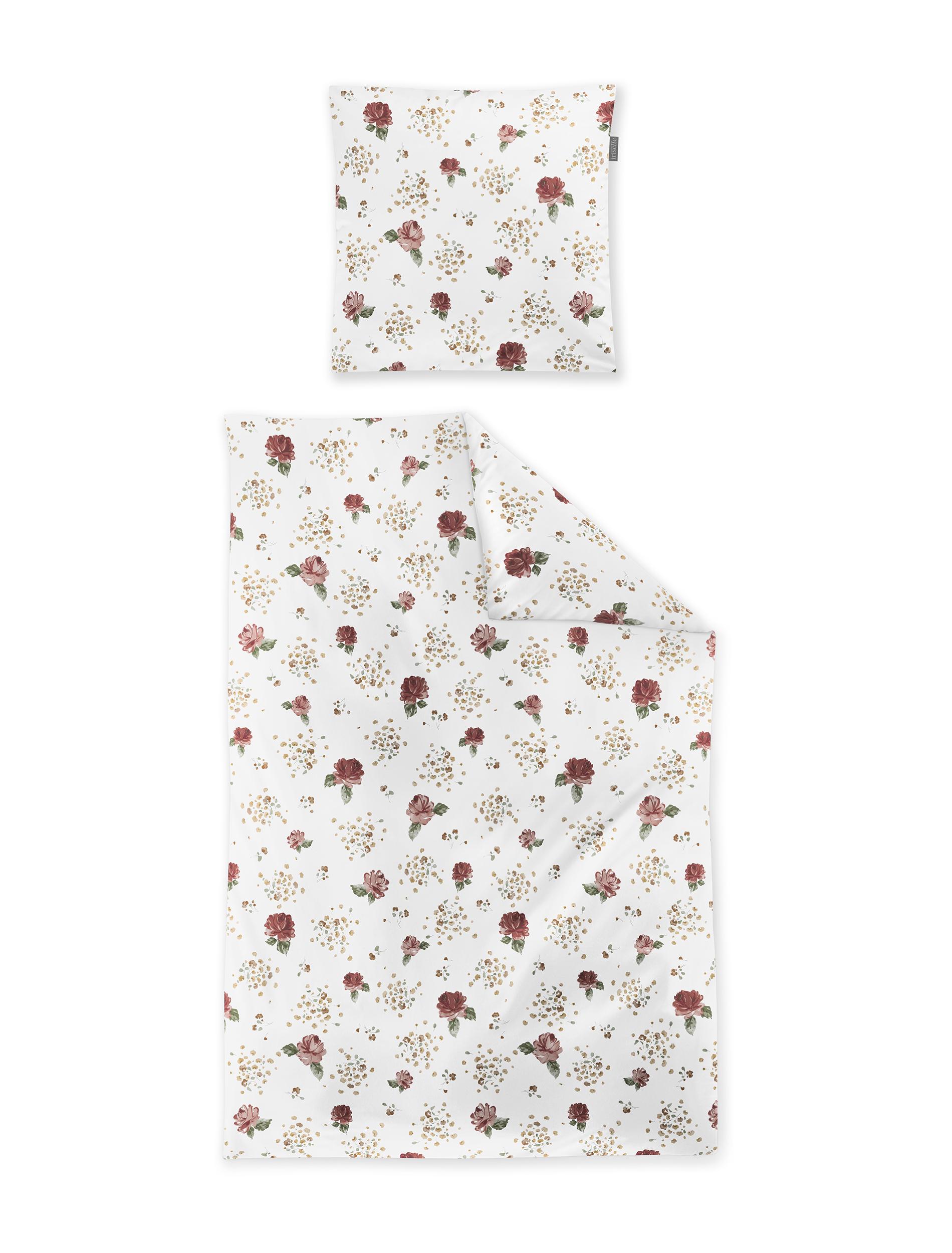 Irisette Edel-Feinbiber Bettwäsche KOALA-J ca. 155x220cm in Farbe rot