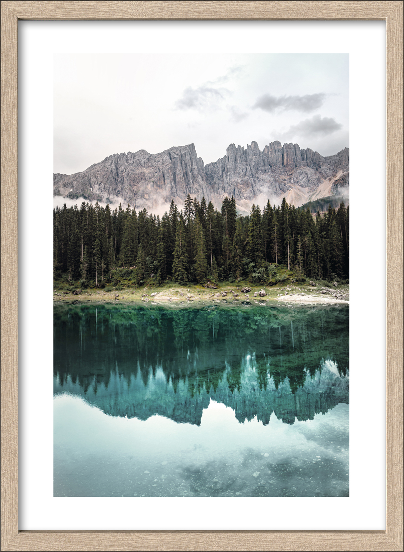 ProArt Framed-Art Scandic Living 55x75cm Wald Am Bergsee ProArt Framed-Art Scandic Living 55x75cm Wald Am Bergsee