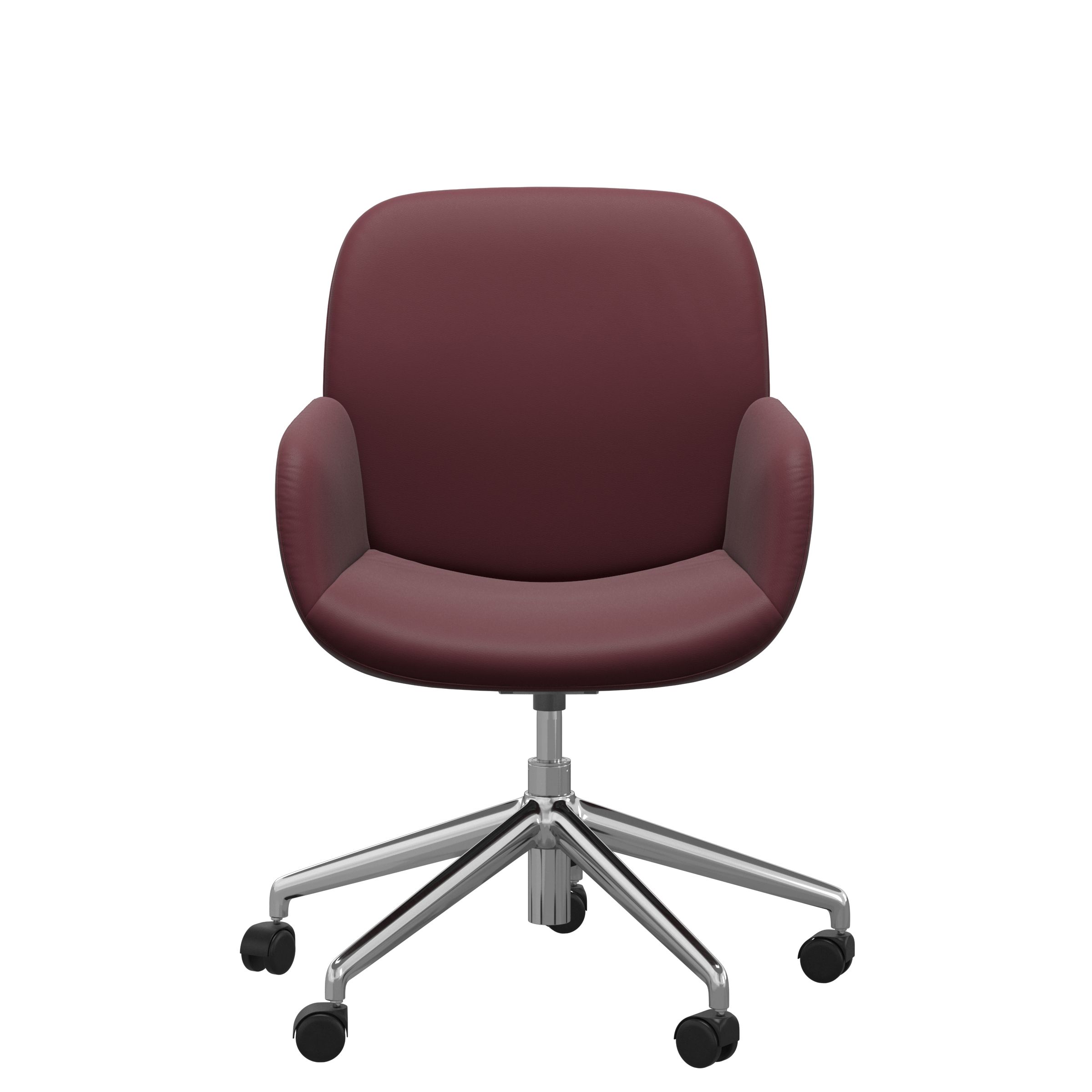 Stressless Home-Office Stuhl BAY in Leder Batick bordeaux