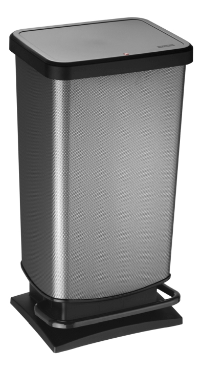 Rotho Treteimer PASO in Farbe Iml Carbon