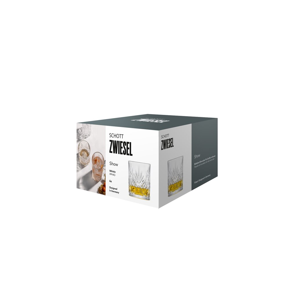 Schott Zwiesel Whiskyglas SHOW 334ml, 4er-Set