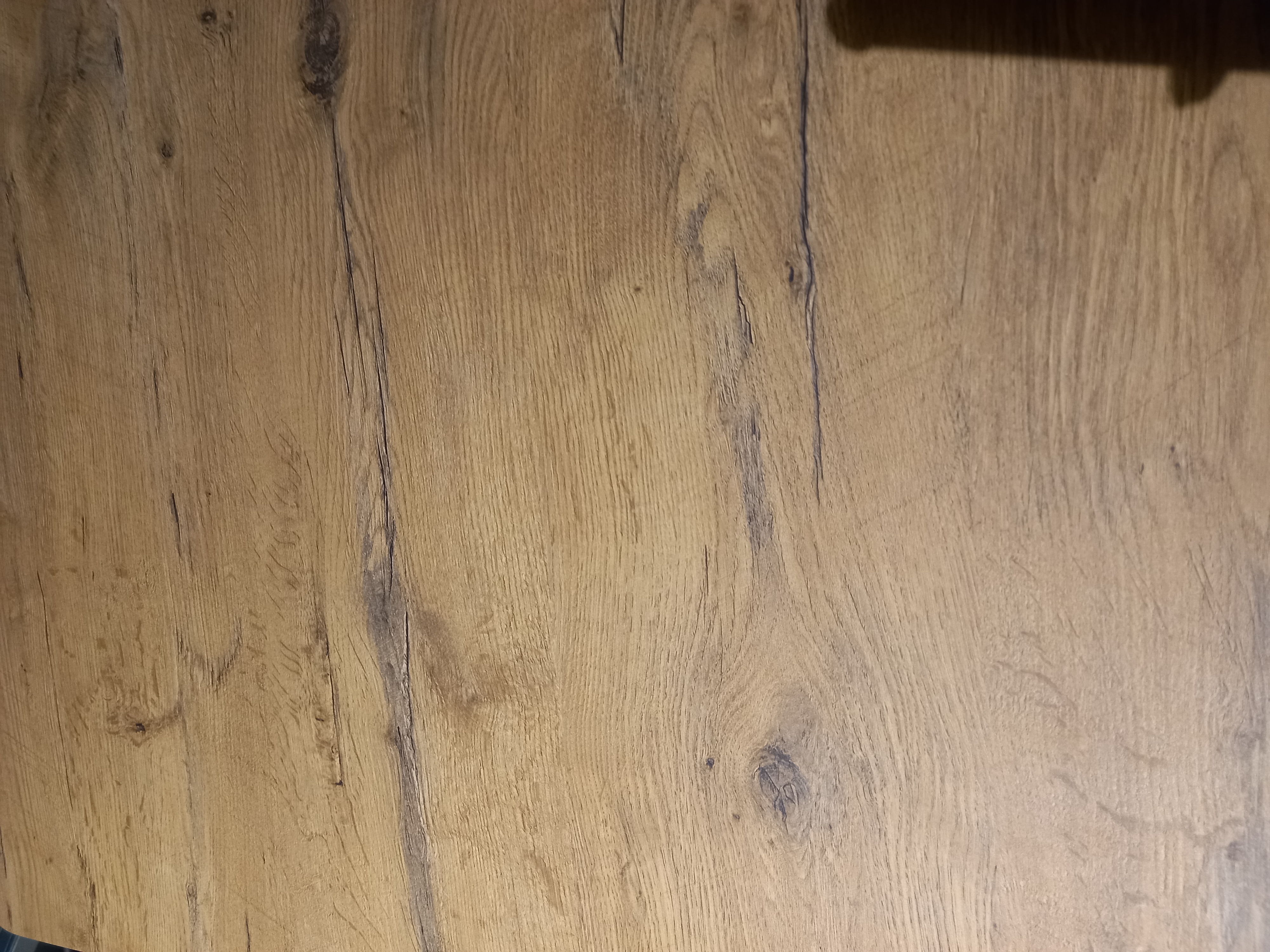 Musterring Stehtisch HELMOND in Platte Multiplex HPL Wildeiche, Holz, Hartholz, Innenarchitektur, Fußboden, Bodenbeläge