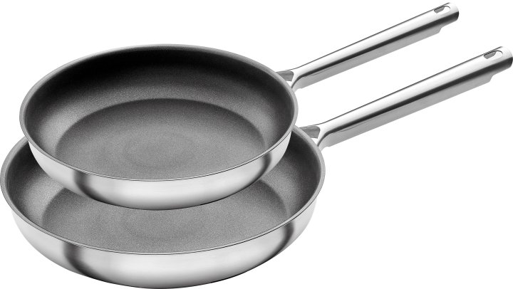 ZWILLING Bratpfannenset TRUEFLOW in Farbe 18/10 Edelstahl