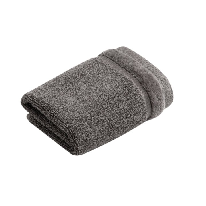 Vossen Seiftuch Pure ca. 30x30cm in Farbe lavastone